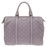 Gucci Lavender Guccissima Boston Bag