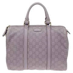Gucci Lavender Guccissima Boston Bag