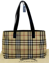 Burberry Nova Check PVC Tote Bag