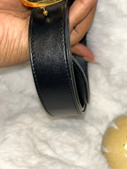 Gucci Black Marmont Belt