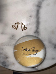 LV Fall in Love Heart Hoop Earrings