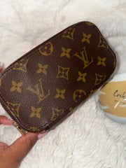 LV Monogram Trousse Brush Cosmetic Pouch