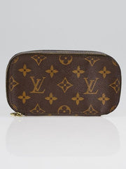 LV Monogram Trousse Brush Cosmetic Pouch