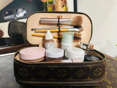 LV Monogram Trousse Brush Cosmetic Pouch