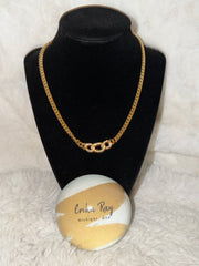 Dior Gold Chain Link Necklace