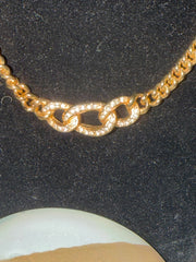 Dior Gold Chain Link Necklace