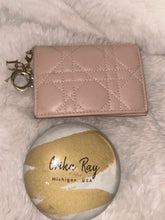 Dior Pink Cannage Snap Wallet
