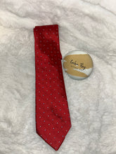 LV Red Silk Tie