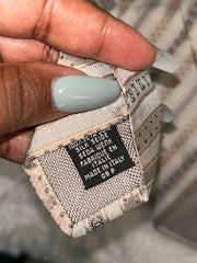 Chanel Neutral Colored Silk Tie