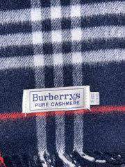 Burberry Blue Vintage Cashmere Scarf