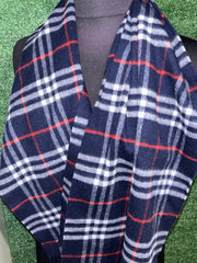 Burberry Blue Vintage Cashmere Scarf