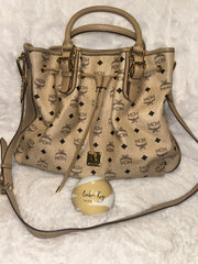 MCM Visetos Canvas Tote