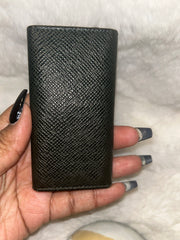 LV Green Taiga 4 Ring Key Holder