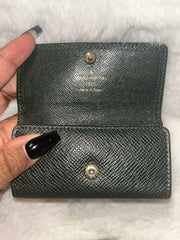 LV Green Taiga 4 Ring Key Holder