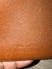 LV Vintage Monogram Checkbook