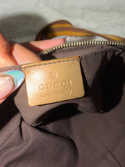 Gucci Gold Bronze Guccissima Leather Crossbody Bag