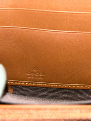 Gucci Supreme Floral Zippy Wallet