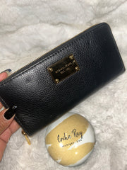 Michael Kors Black Long Zippy Wallet