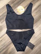 MCM Black Two Piece Swimsuit Set