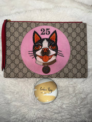 Gucci GG Supreme Bosco Boston Terrier Pouch