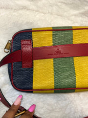 Gucci Striped Canvas Multicolor Belt Bag