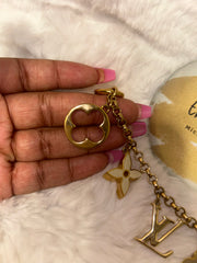 LV Fleur De Monogram Bag Charm