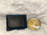 LV Black & Blue Taiga Bifold Wallet