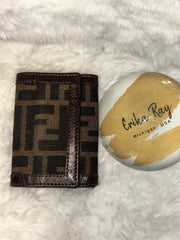 Fendi Zucca 8 Ring Key Holder