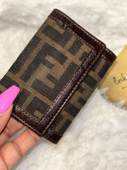 Fendi Zucca 8 Ring Key Holder