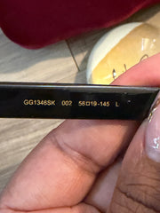 Gucci Black Acetate Sunglasses