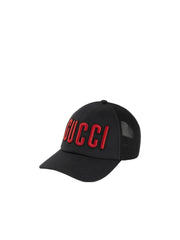 Gucci Logo Black Baseball Cap