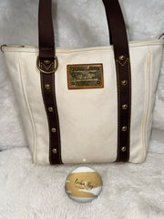 LV Antigua Cream Cabas MM