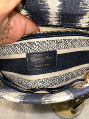 Christian Dior Medium Lady D-Lite Striped Bag