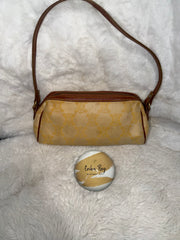 Celine Macadam Logo Canvas Mini Shoulder Bag