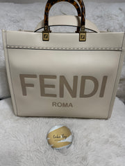 Fendi Sunshine Medium Leather Shopper Tote