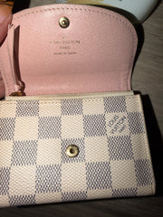 LV Damier Azur Rosalie Coin Purse