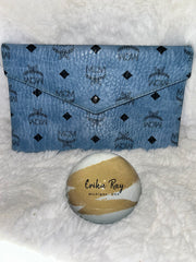 MCM Blue Visetos Clutch