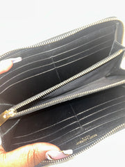 YSL Black Zippy Wallet