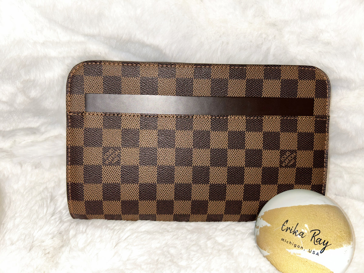 LV St. Louis Damier Ebene Clutch