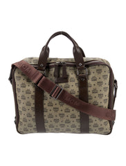 MCM Brown Vintage Visetos Briefcase