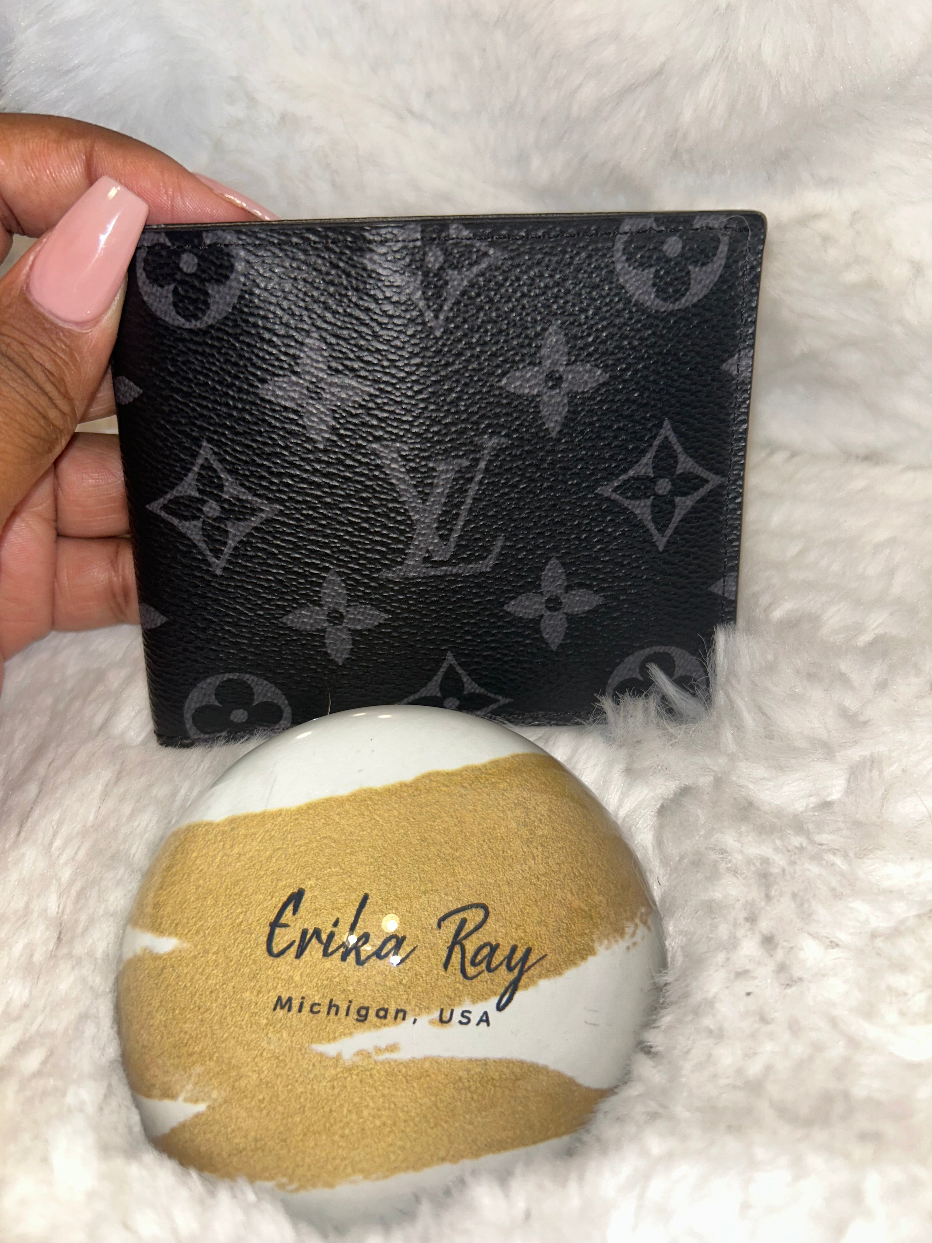 LV Eclipse Monogram Bifold Wallet