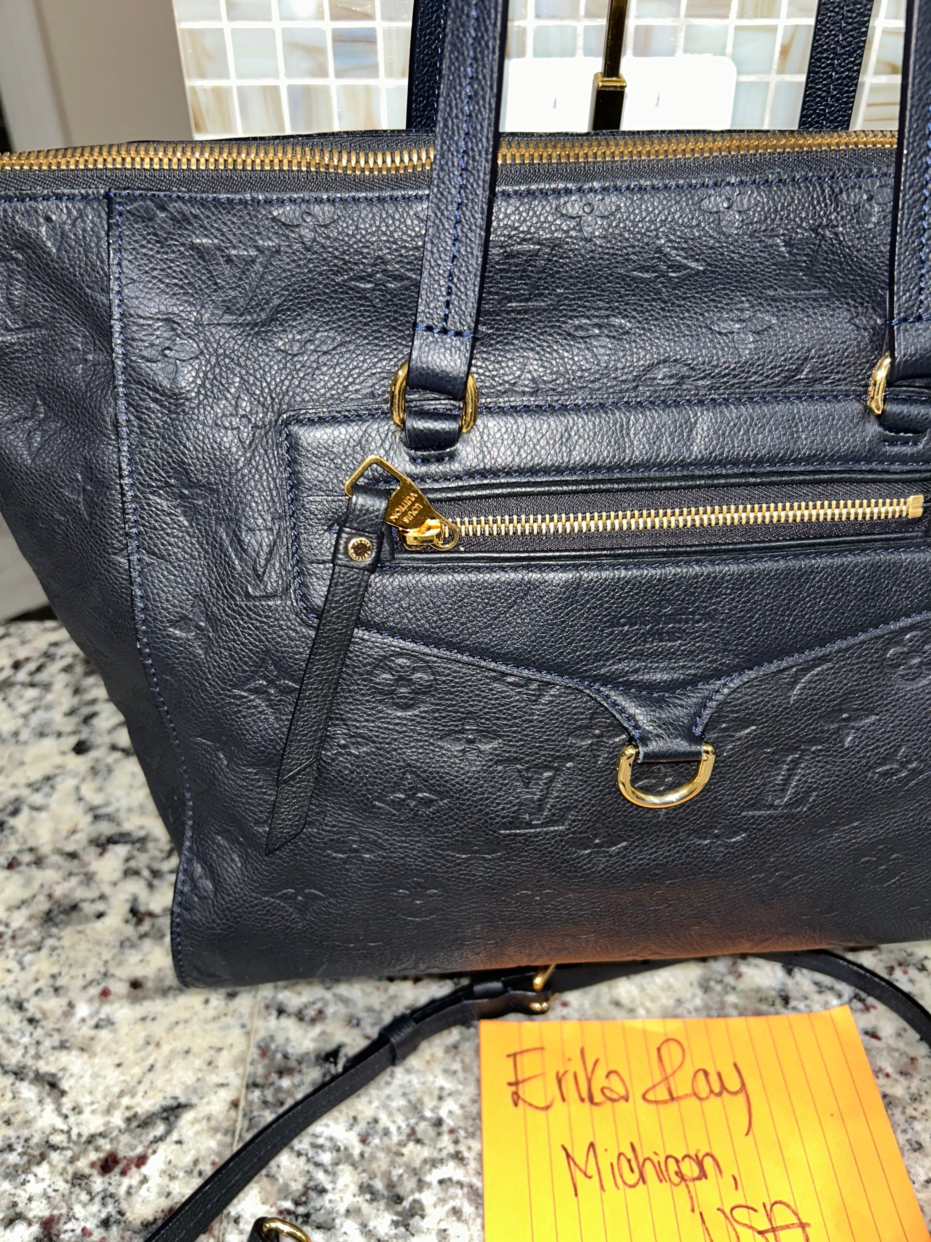 LV Lumineuse Navy Bag