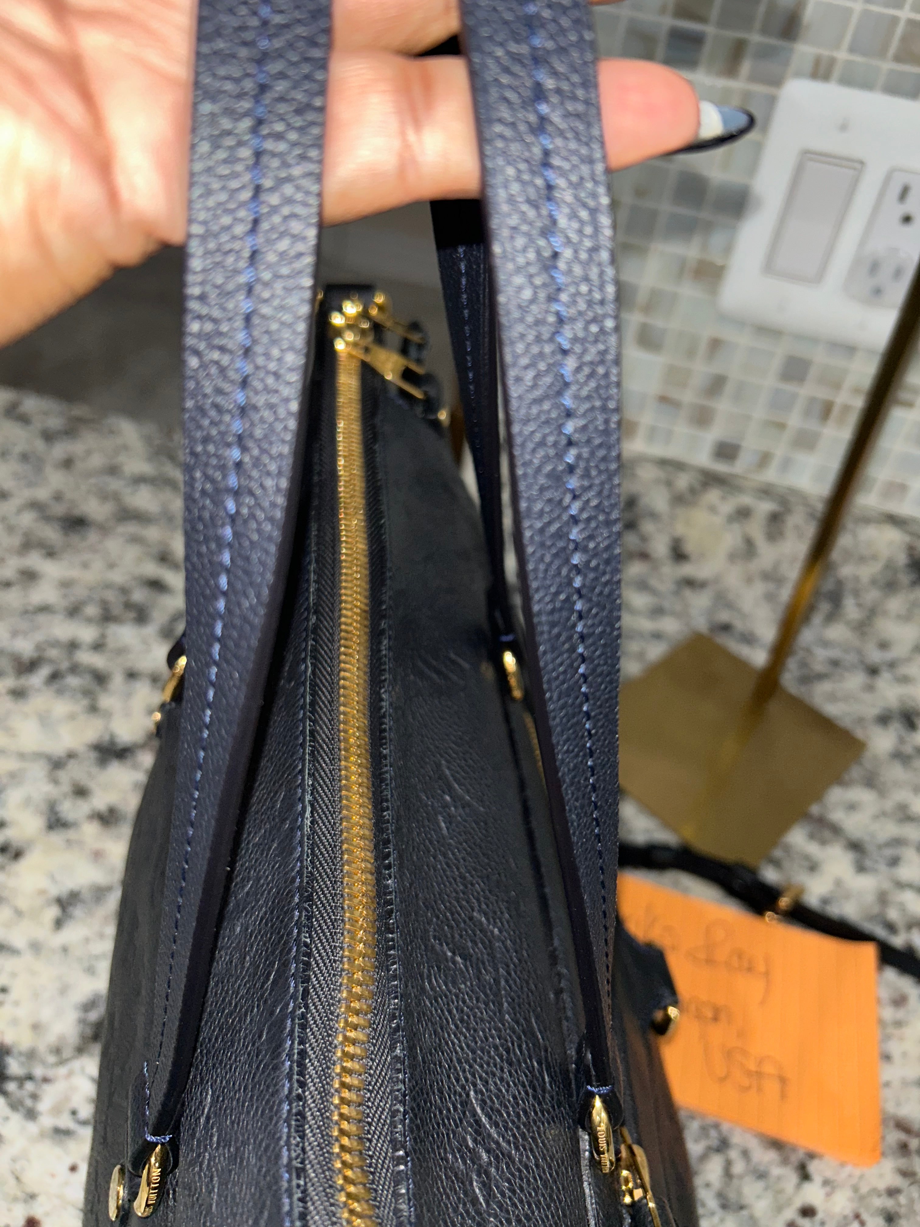 LV Lumineuse Navy Bag