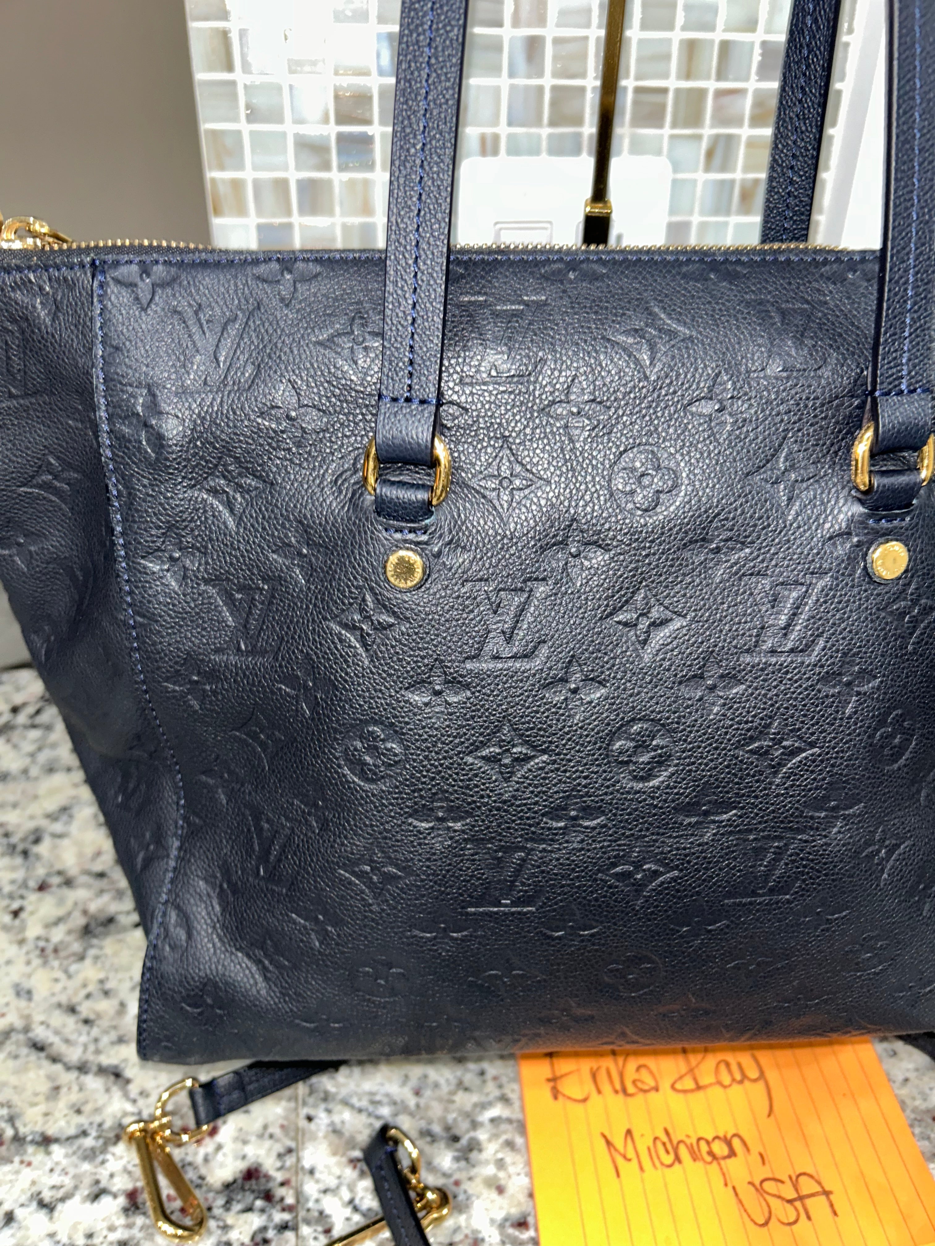 LV Lumineuse Navy Bag