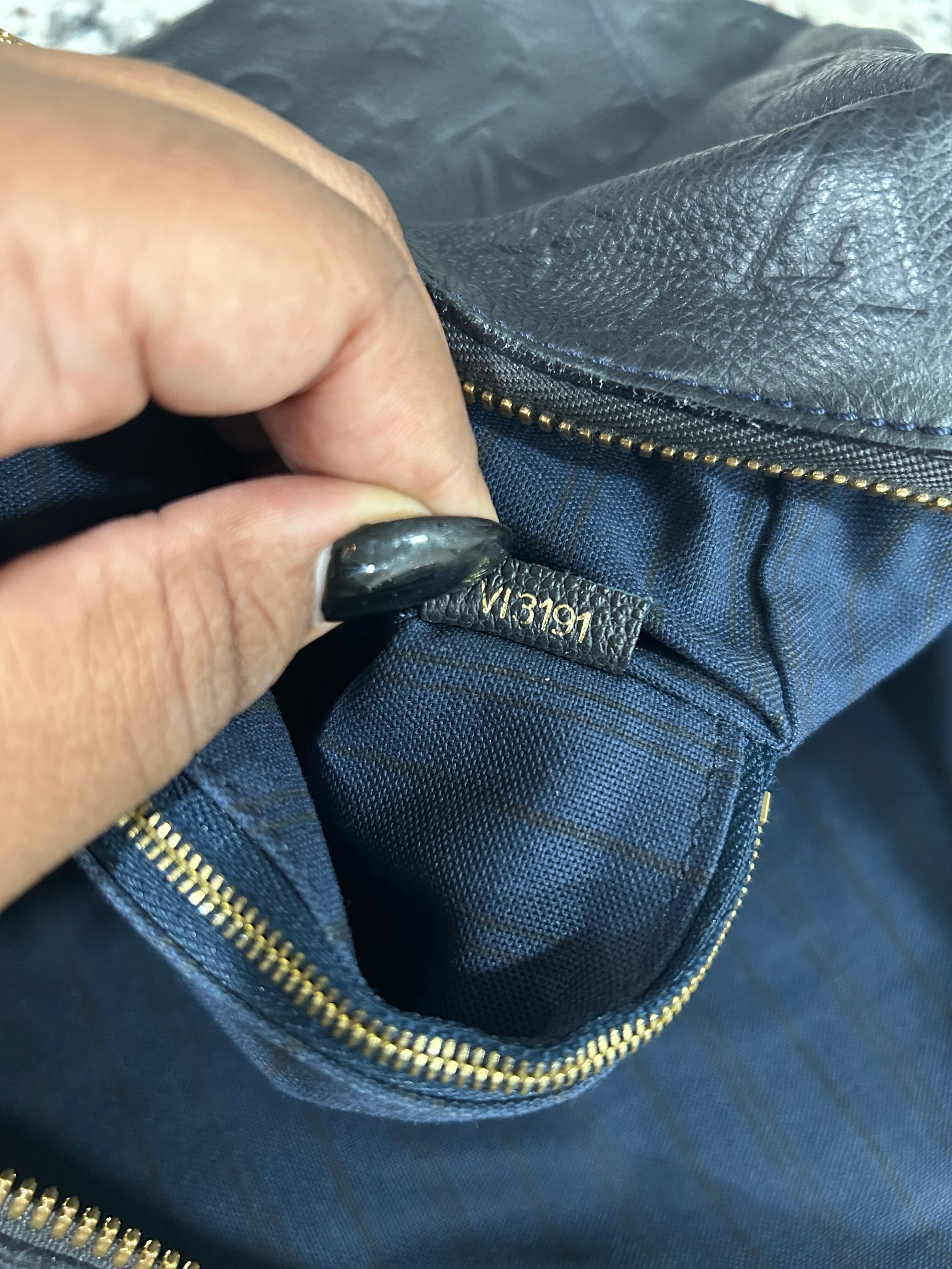 LV Lumineuse Navy Bag
