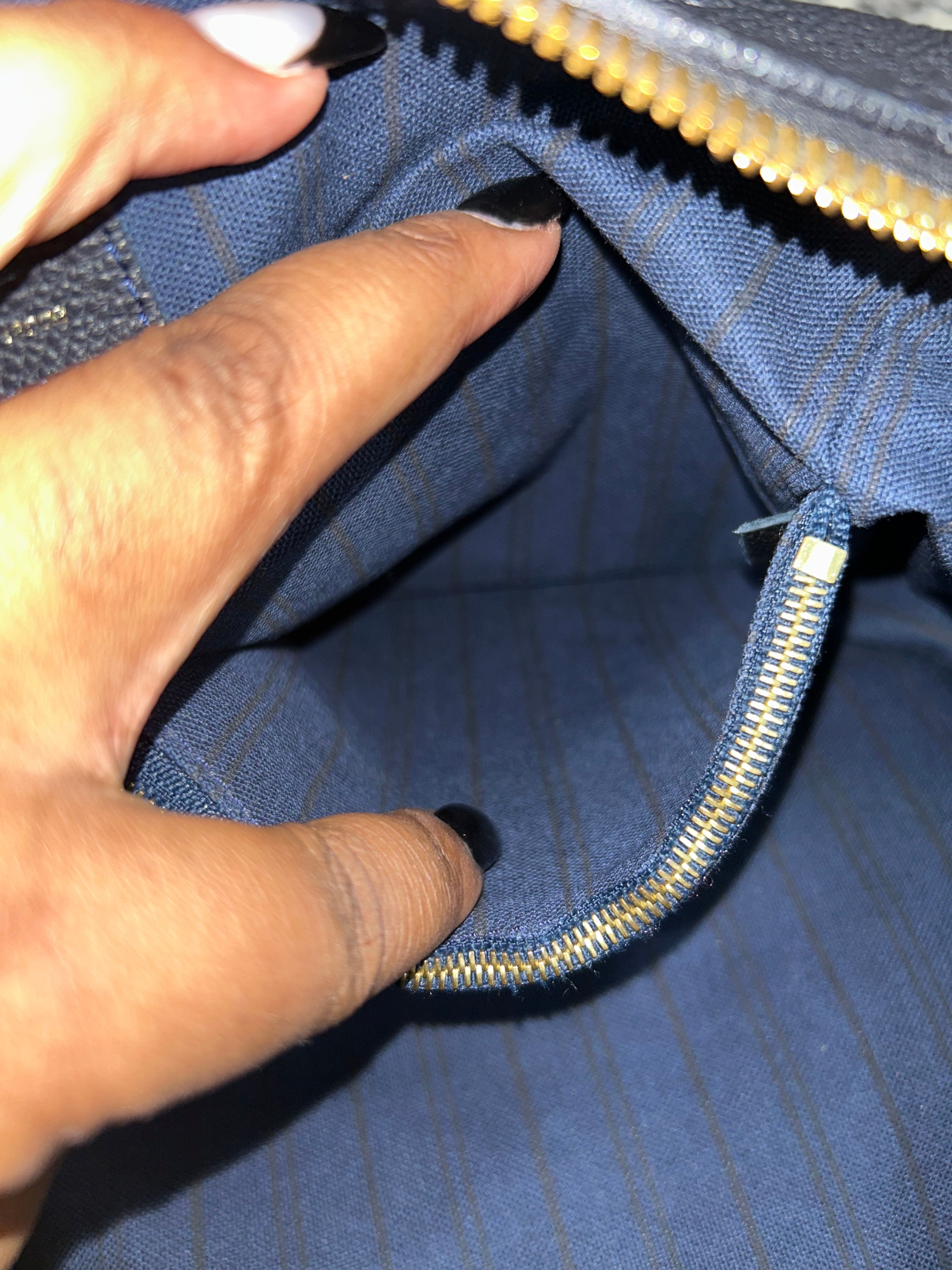 LV Lumineuse Navy Bag