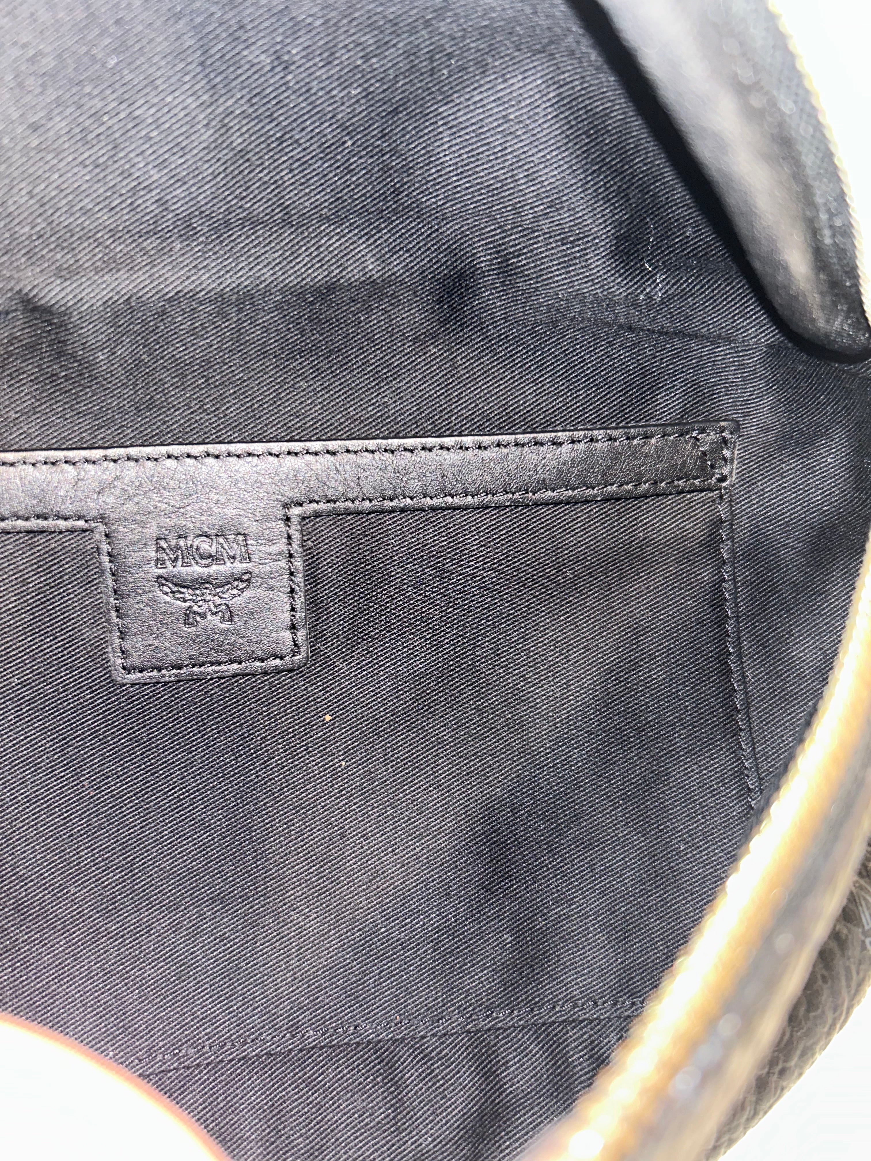 MCM Visetos Black Bumbag