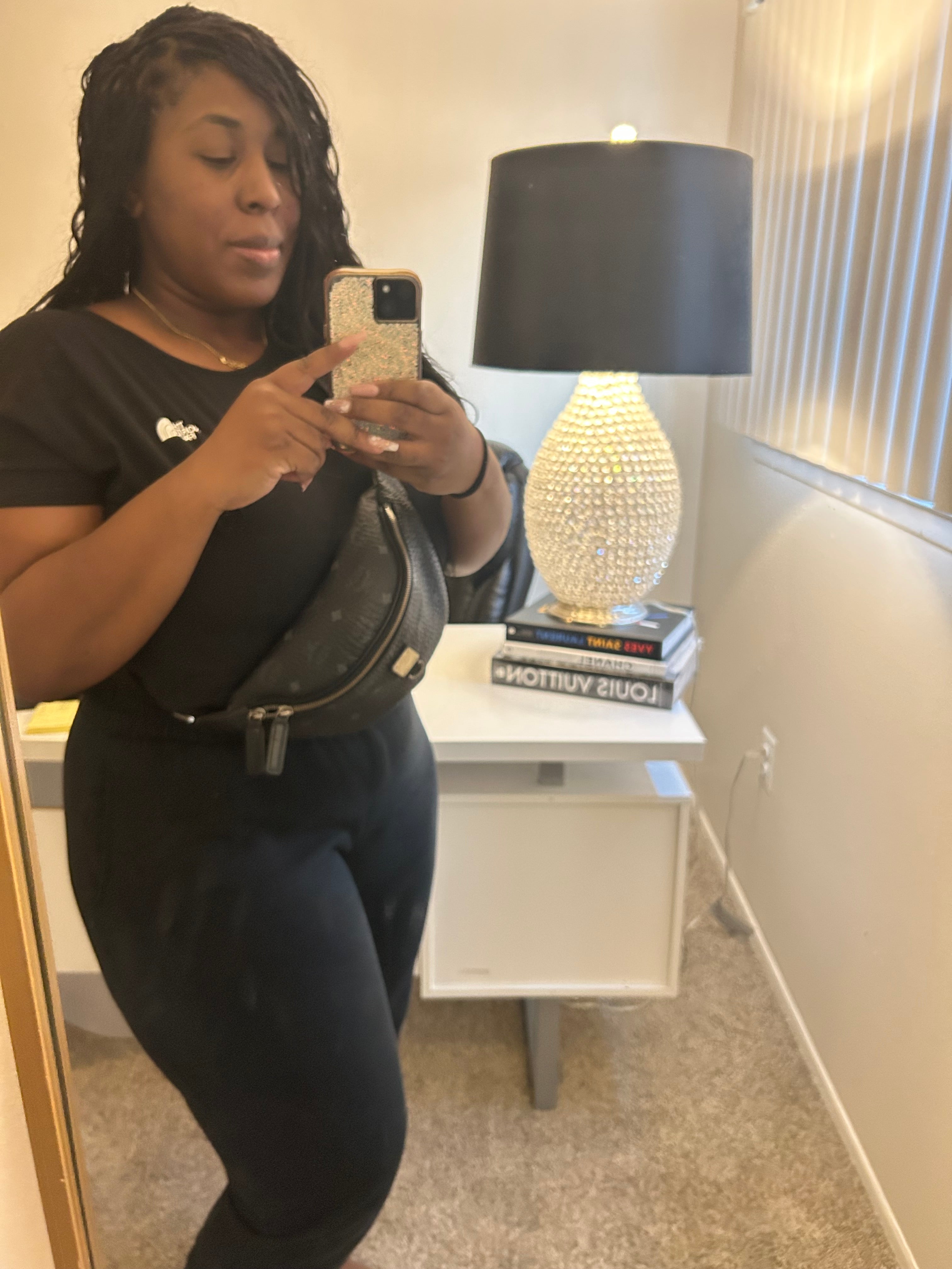 MCM Visetos Black Bumbag