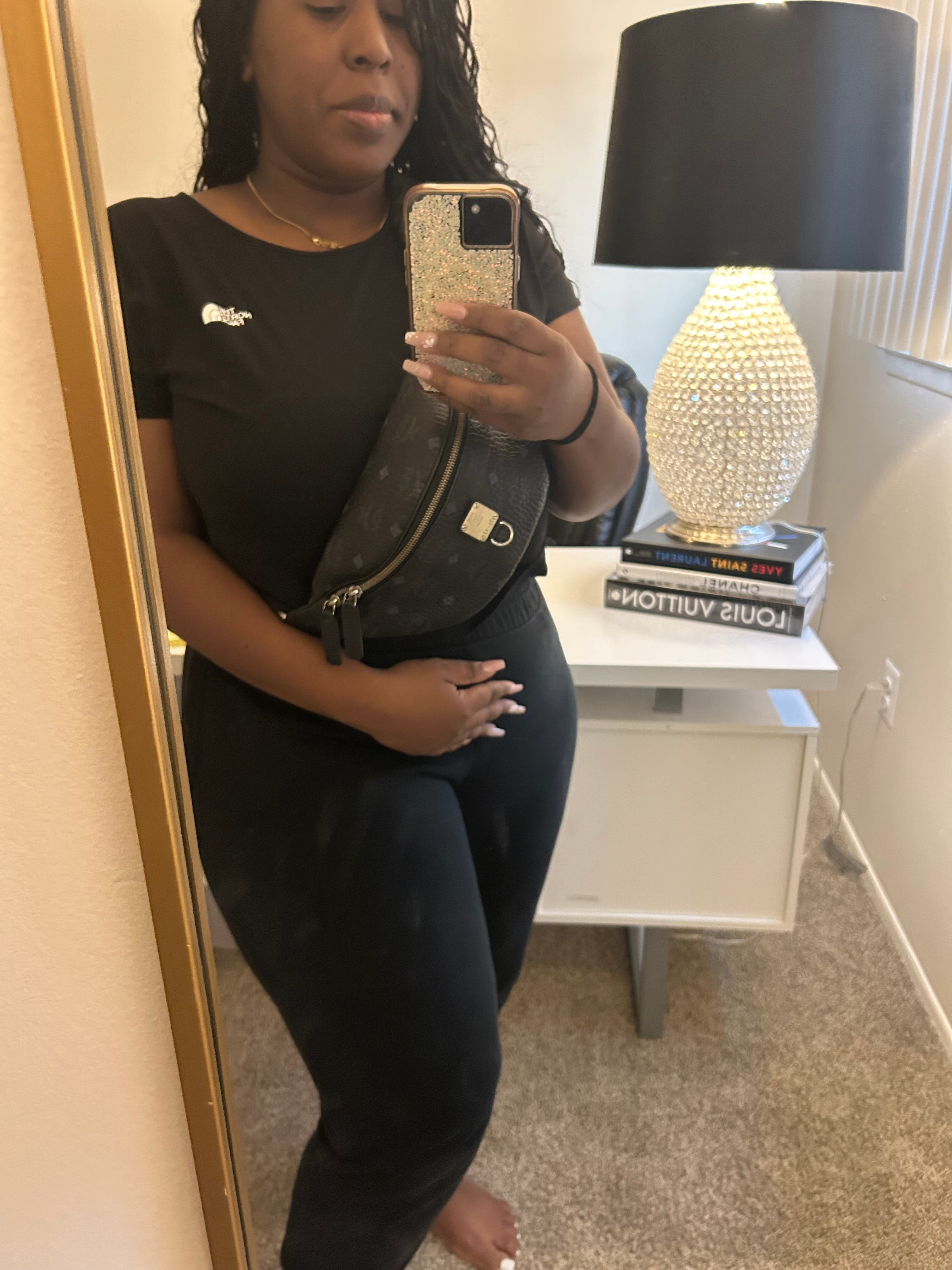 MCM Visetos Black Bumbag
