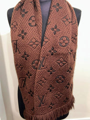 LV Brown Logomania Scarf